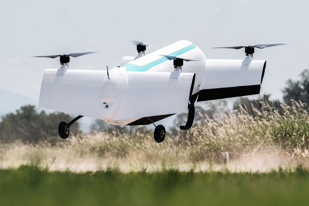 Moya Aero Moya eVTOL subscale heavy-lift eVTOL prototype drone Moya Aero Moya eVTOL subscale heavy-lift eVTOL prototype drone